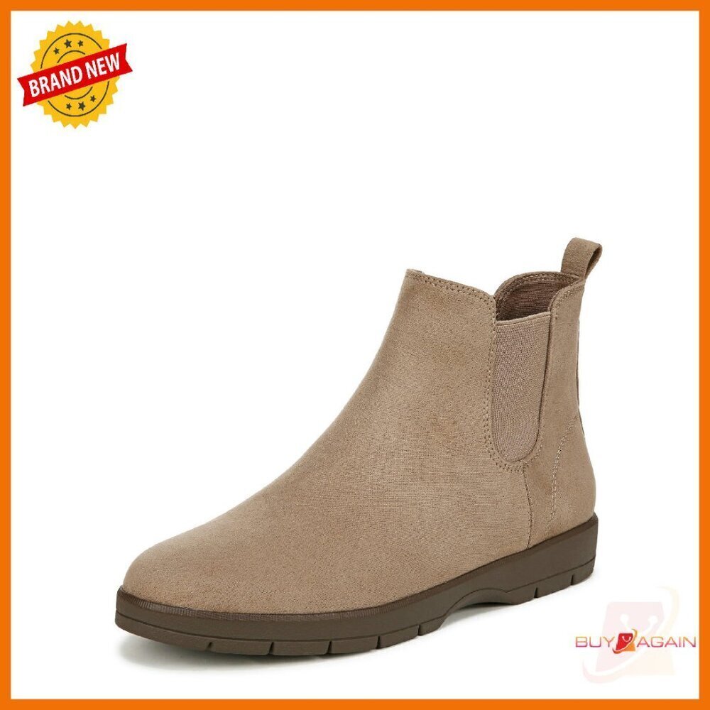 Women's Chelsea Ankle Boots Slip-On Comfort Arch Support Lug Sole